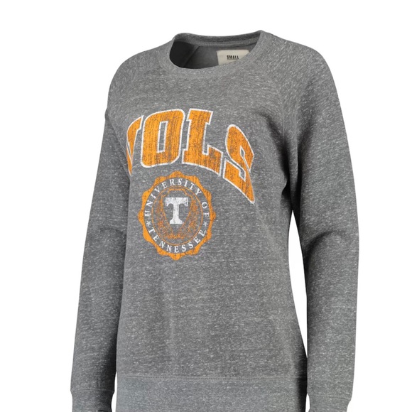 Tennessee Volunteers Pressbox Women’s Edith Vintage Knobi Pullover Sweatshirt SM - Picture 2 of 7